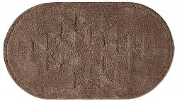 Ovális fürdőszobaszőnyeg - Gertie (barna)