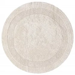 Kerek fürdőszobaszőnyeg - Nila (piszkosfehér)