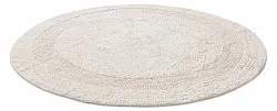 Kerek fürdőszobaszőnyeg - Nila (piszkosfehér)
