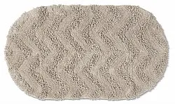 Ovális fürdőszobaszőnyeg - Tressa (bézs)