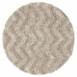 Kerek fürdőszobaszőnyeg - Tressa (bézs)