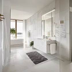 Fürdőszobaszőnyeg - Tressa (sötét szürke)