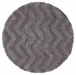 Kerek fürdőszobaszőnyeg - Tressa (sötét szürke)