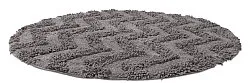 Kerek fürdőszobaszőnyeg - Tressa (sötét szürke)