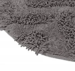 Kerek fürdőszobaszőnyeg - Tressa (sötét szürke)