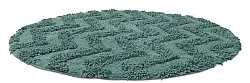 Kerek fürdőszobaszőnyeg - Tressa (sötétzöld)