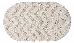 Ovális fürdőszobaszőnyeg - Tressa (piszkosfehér)