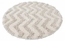 Kerek fürdőszobaszőnyeg - Tressa (piszkosfehér)