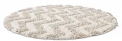 Kerek fürdőszobaszőnyeg - Tressa (piszkosfehér)