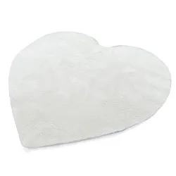 Gyerekszőnyeg - Aranga Super Soft Heart (fehér)