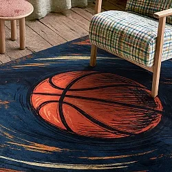 Gyerekszőnyeg - Basketball (kék)