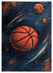 Gyerekszőnyeg - Basketball (kék)