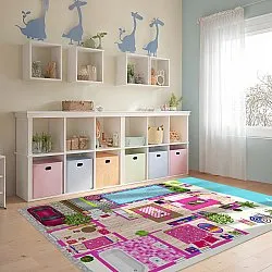 Gyermek szőnyeg - Atlas Teddybear (rosa)