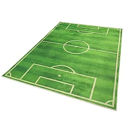 Gyerekszőnyeg - Football Field (zöld)