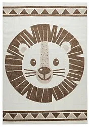 Gyerekszőnyeg - Kind Lion (krém/barna)