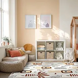 Gyermek szőnyeg - Lion Friends (bezs)