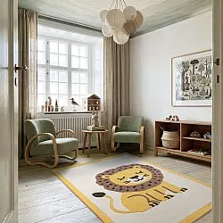 Gyerekszőnyeg - Lion Hand Tufted Wool Premium (bézs/multi)