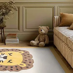 Gyerekszőnyeg - Lion Hand Tufted Wool Premium (bézs/multi)
