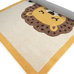 Gyerekszőnyeg - Lion Hand Tufted Wool Premium (bézs/multi)
