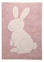 Gyerekszőnyeg - Soft Bunny (rózsaszín/krém)