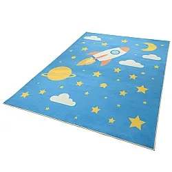 Gyerekszőnyeg - Space Rocket (kék)