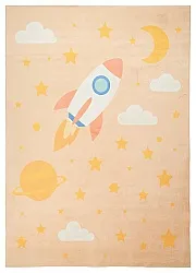 Gyerekszőnyeg - Space Rocket (rózsaszín)