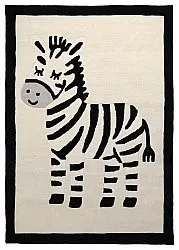 Gyerekszőnyeg - Zebra Hand Tufted Wool Premium (bézs/fekete)