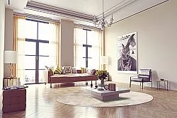 Kerek szőnyeg - Porto (bezs)