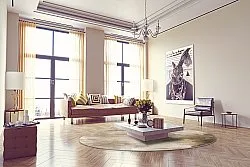 Kerek szőnyeg - Cadiz (bezs)