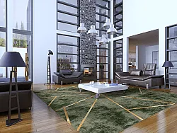 Wilton szőnyeg - Bellizzi (zöld)