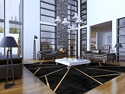 Wilton szőnyeg - Bellizzi (fekete)