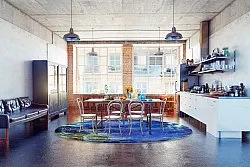 Kerek szőnyeg - Gallo (kék)