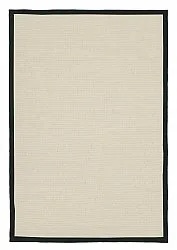 Szizál szőnyeg - Agave (fekete/offwhite)