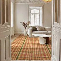 Pamutszőnyeg - Husvik (mustár/többszínű)