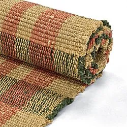 Pamutszőnyeg - Husvik (mustár/többszínű)