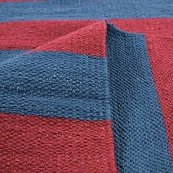 Pamutszőnyeg - Nilo (piros/kék)