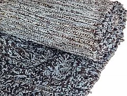 Shaggy szőnyeg - Kendra Natural Cotton Shaggy (szürke/fekete)