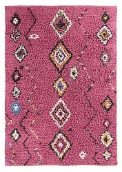 Shaggy szőnyeg - Nyle Natural Cotton Shaggy (rózsaszín/multi)