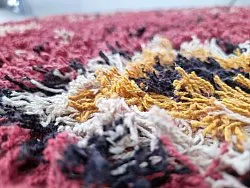 Shaggy szőnyeg - Nyle Natural Cotton Shaggy (rózsaszín/multi)