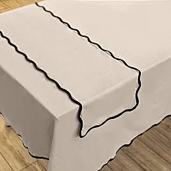 Asztalfutók - Yrsa (világos bézs)