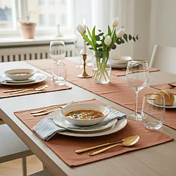 Asztali alátét – 2 darabos csomag Niva (világosbarna)