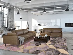 Wilton szőnyeg - Brendola (rózsaszín/szürke/arany)