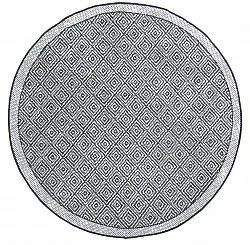 Kerek szőnyeg - Monsaraz (fekete)