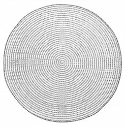 Kerek szőnyeg - Ferragudo (szürke)