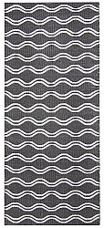 Plasztik szőnyegek - Camden (fekete/fehér)