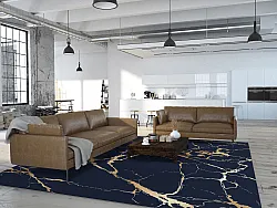 Wilton szőnyeg - Cesina (fekete/arany)