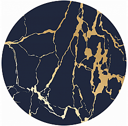 Kerek szőnyeg - Cesina (fekete/arany)