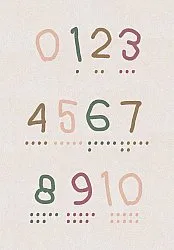 Gyermek szőnyeg - Counting rug (multi)