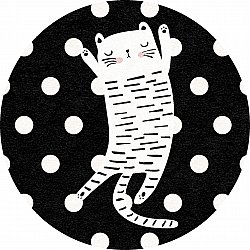 Kerek szőnyeg - Sleepy Kitten (többszínű)