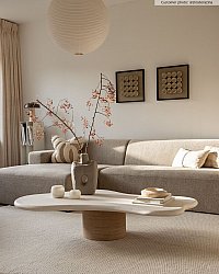 Kerek szőnyeg - Coastal (krém)